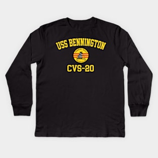 USS Bennington CVS-20 Tonkin Gulf Yacht Club Kids Long Sleeve T-Shirt